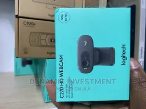 Logitech C270 HD Webcam for PC/Mac/Laptop/Macbook/Tablet -