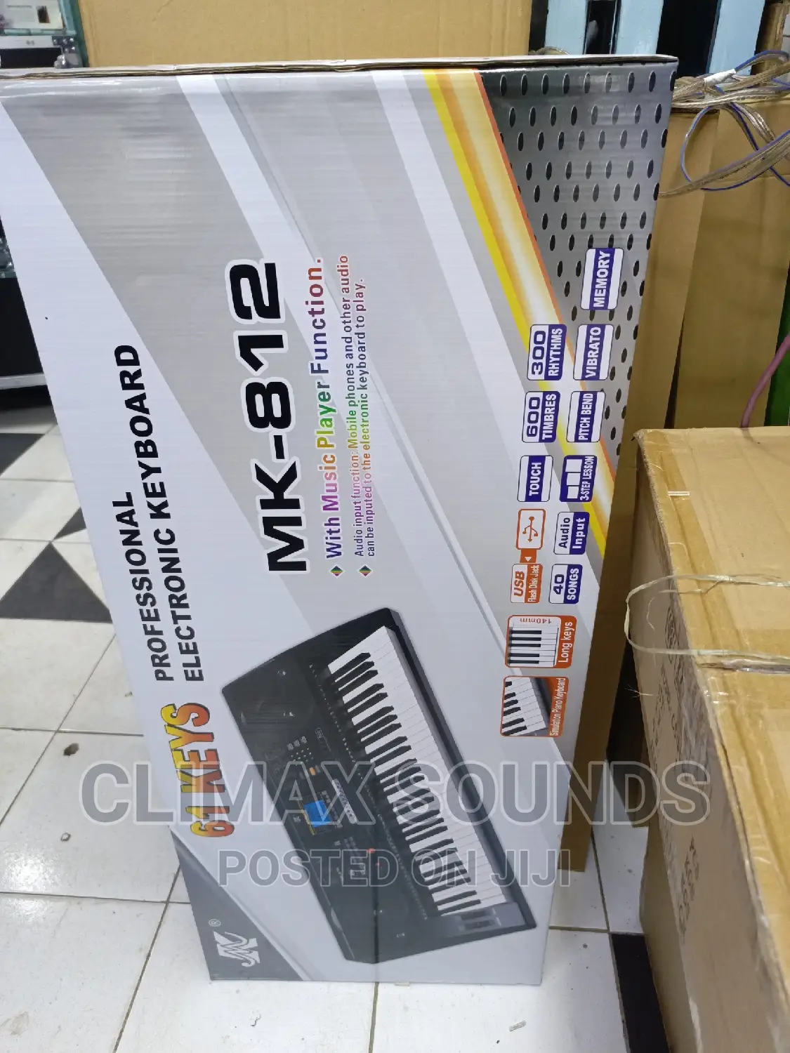 Professional Electronic Keyboard Mk-812 Usb Port