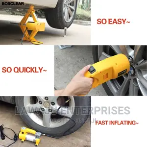 Electric Car Jack Impact Wrench, Tyre Inflator Jumper