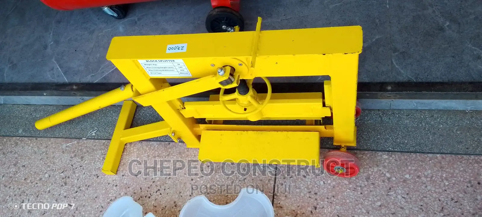 Heavy Block Splitting Machine
