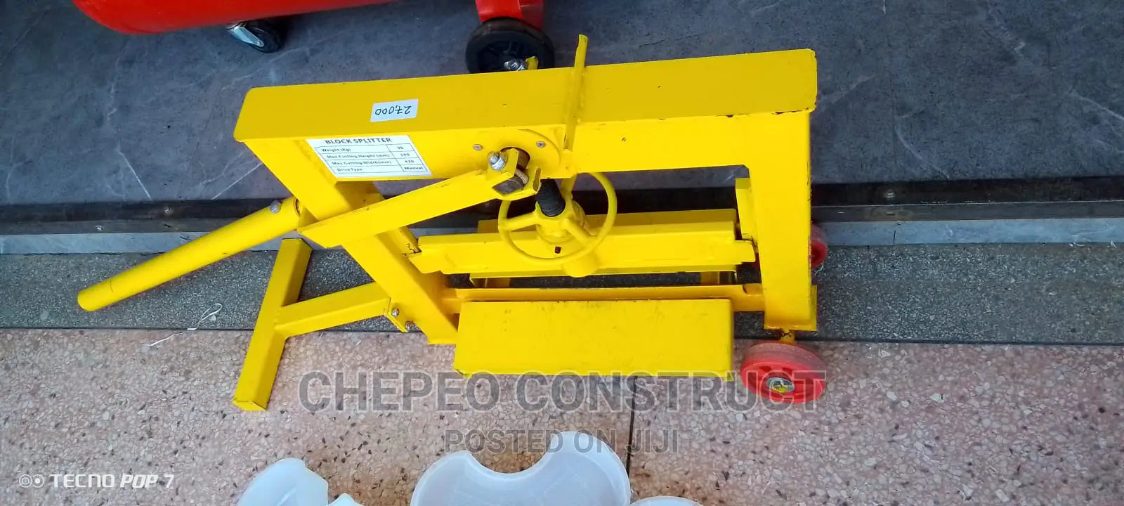 Heavy Block Splitting Machine