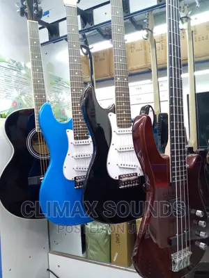 Electric Solo Guitar Blue Blue