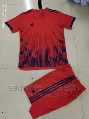 Red and White New Football Uniform