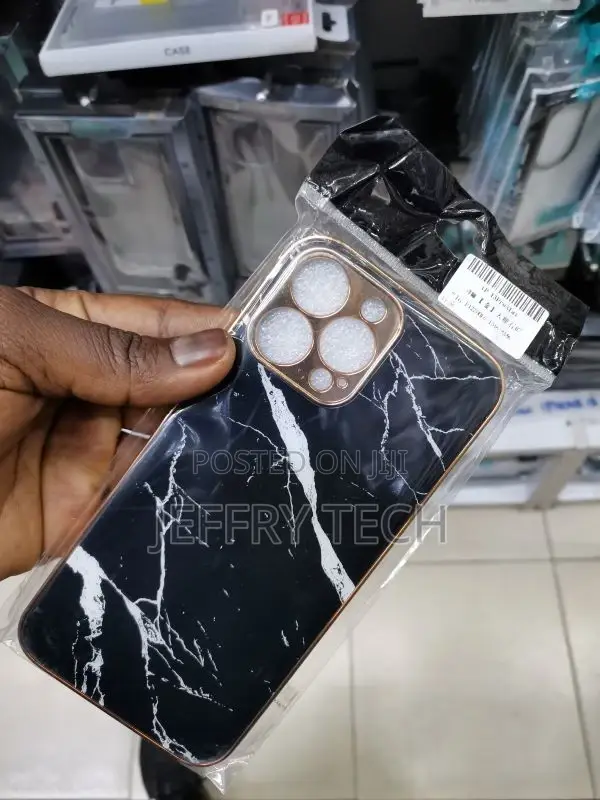 Black Marble iPhone 13 Pro Max Skin + Case