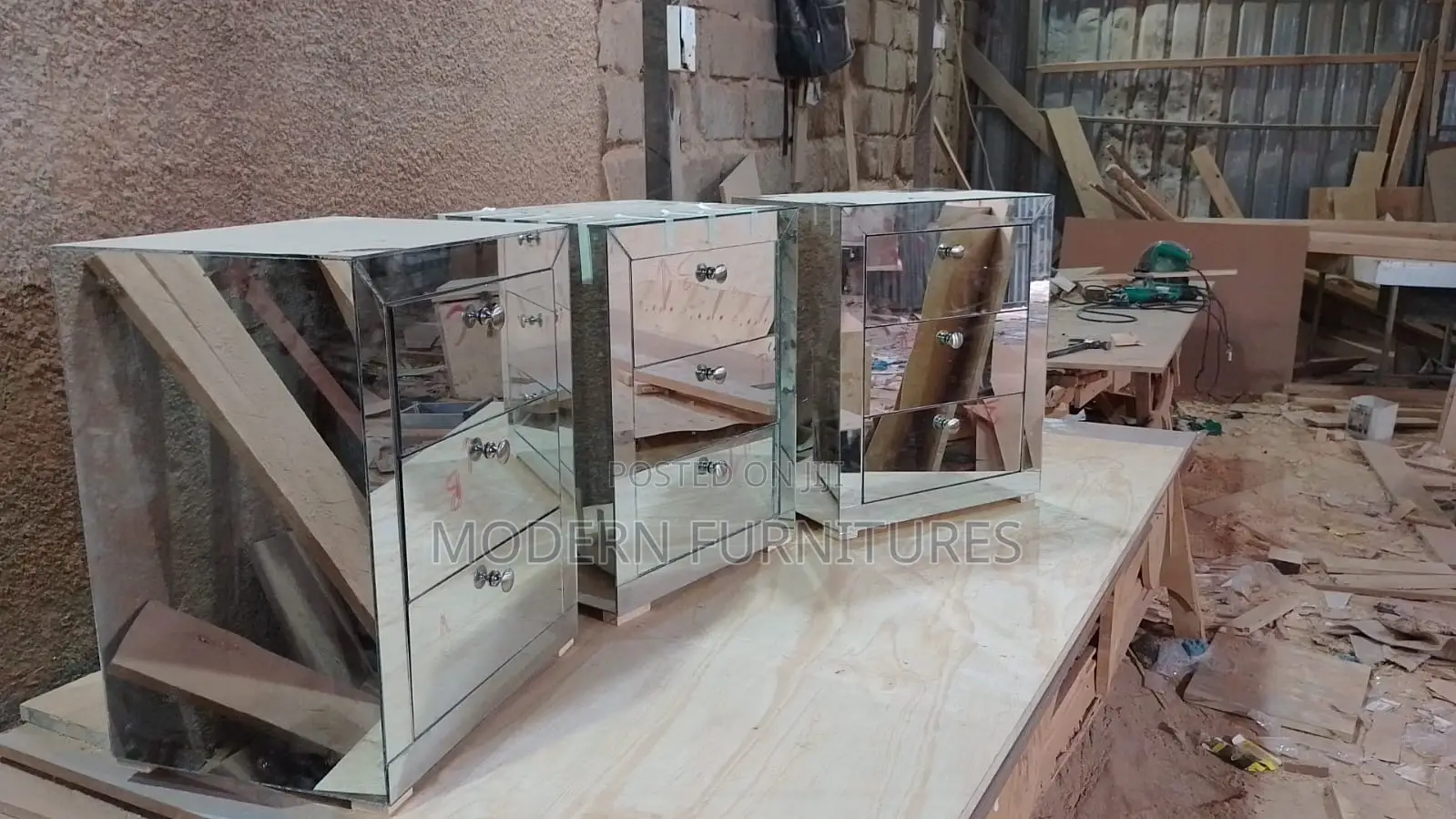 Glass Side Table
