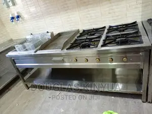 Combined Unit Cooker/Cooking Unit Range Stainless Steel.