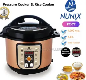 Nunix Electric Pressure Cooker and Rice Cooker 5.0L