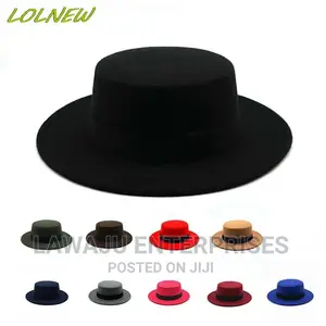 Flat Head Fedora Hats