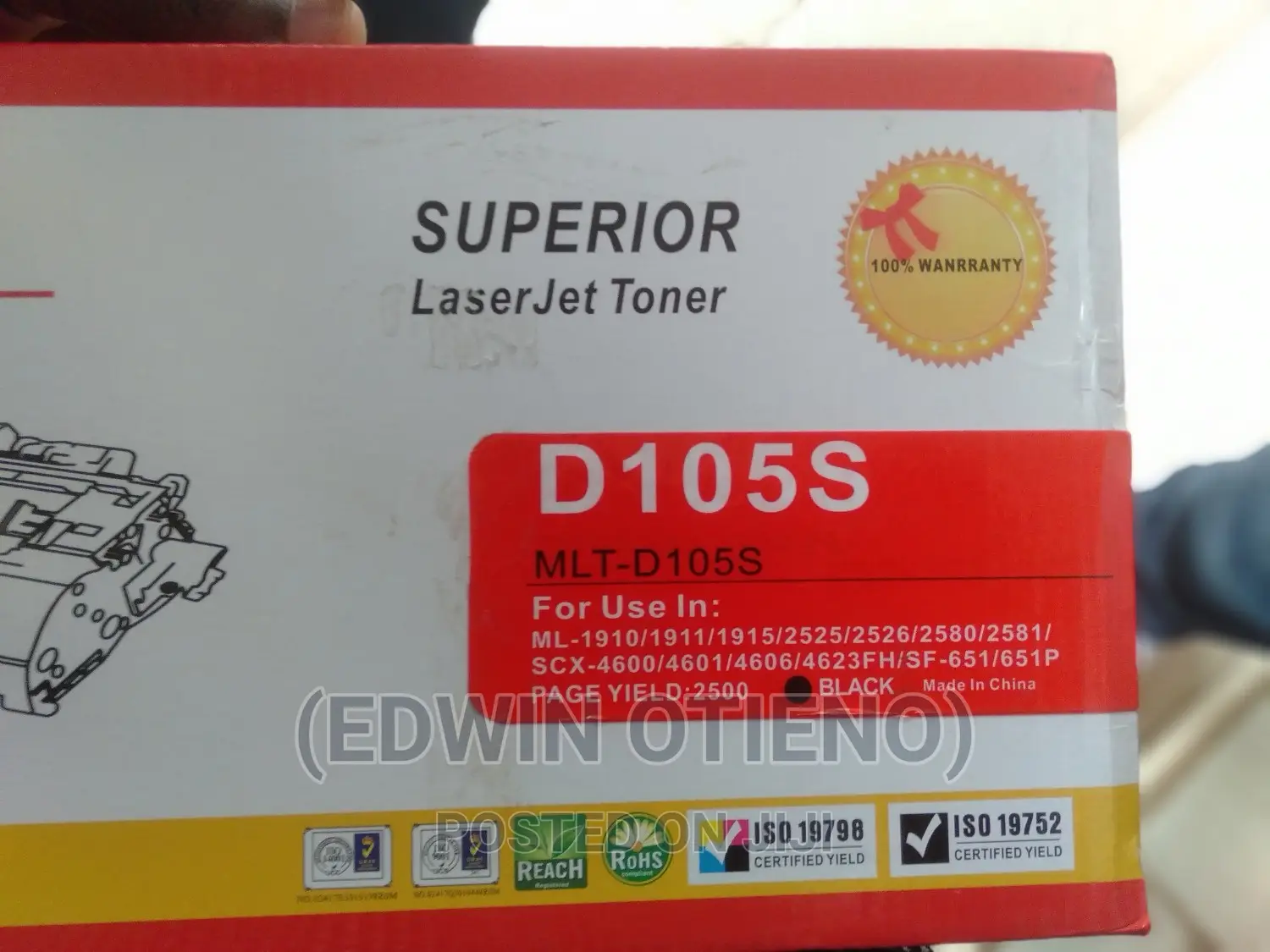 D105s Samsung Compatible Toner