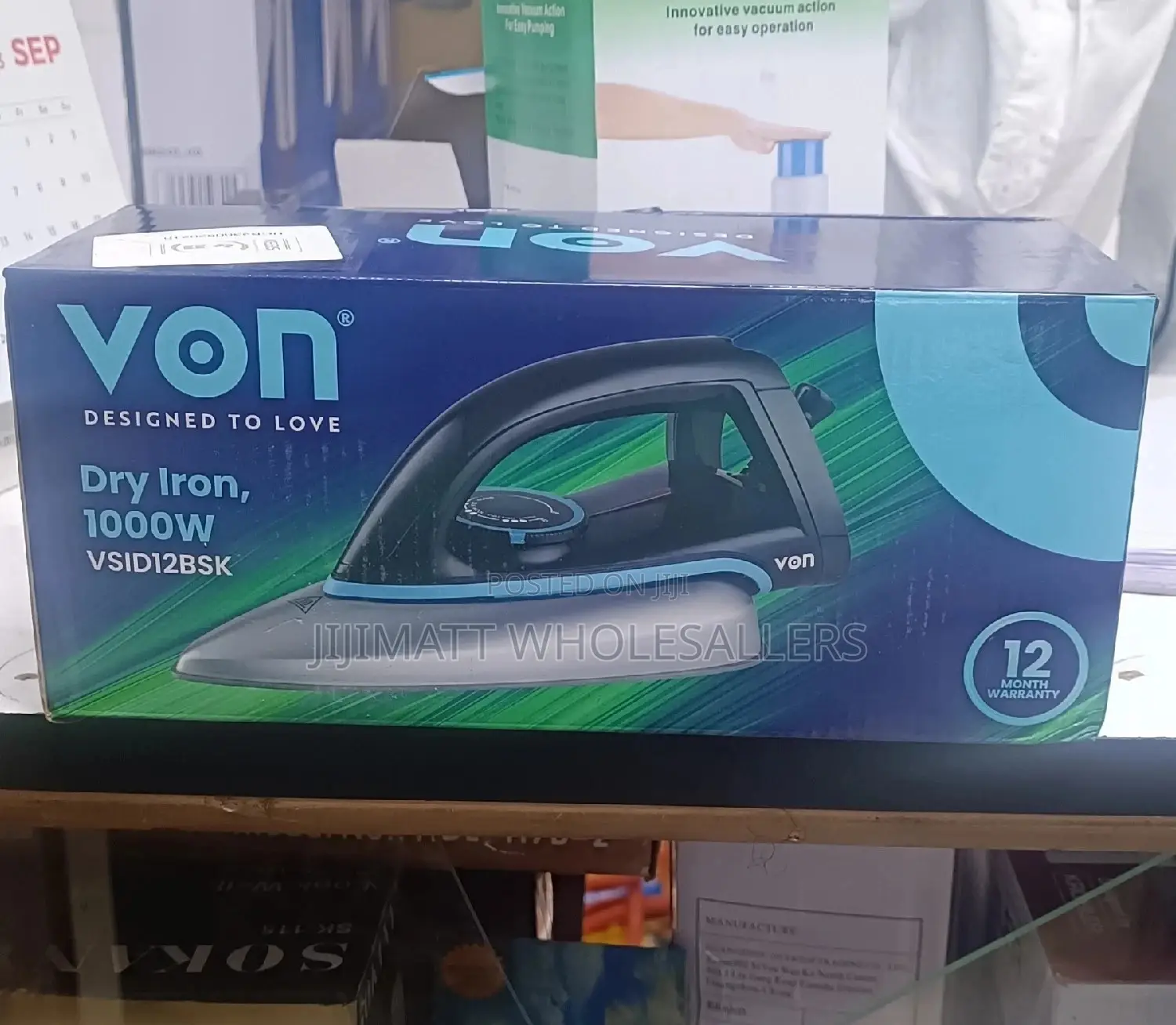 Von Dry Iron 1000watts