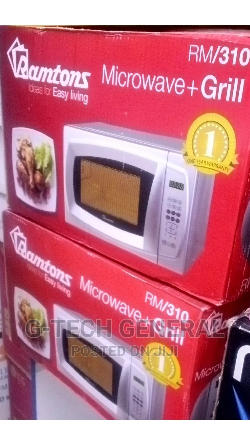 Ramtons Digital Functionality 20l Microwave Oven With Grill
