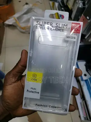 Shockproof TPU Gel Cover Samsung Galaxy S10 | Clear