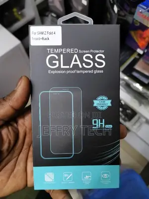 Galaxy Z Fold 4 Screen Protector Tempered Glass [Front Back