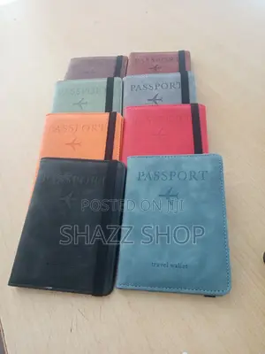 RFID Passport Bag Multi-Function Document Package Portable