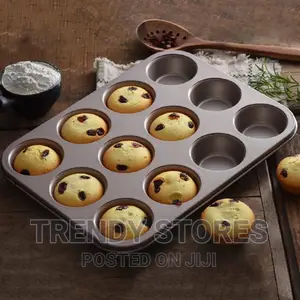 12 Hole Muffin Baking Tray