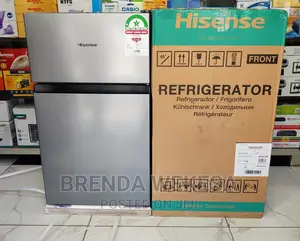 *Hisense 91litres Double Door Fridge