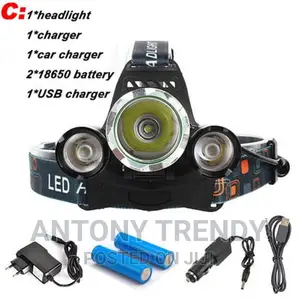 Waterproof Type-C Charging Headlight for Camping