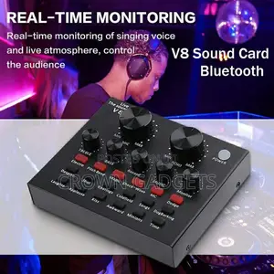 Podcast Microphone Bundle With Live Sound Card