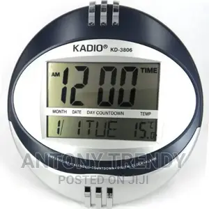 Alarm/Calendar/Temperature Display Clock