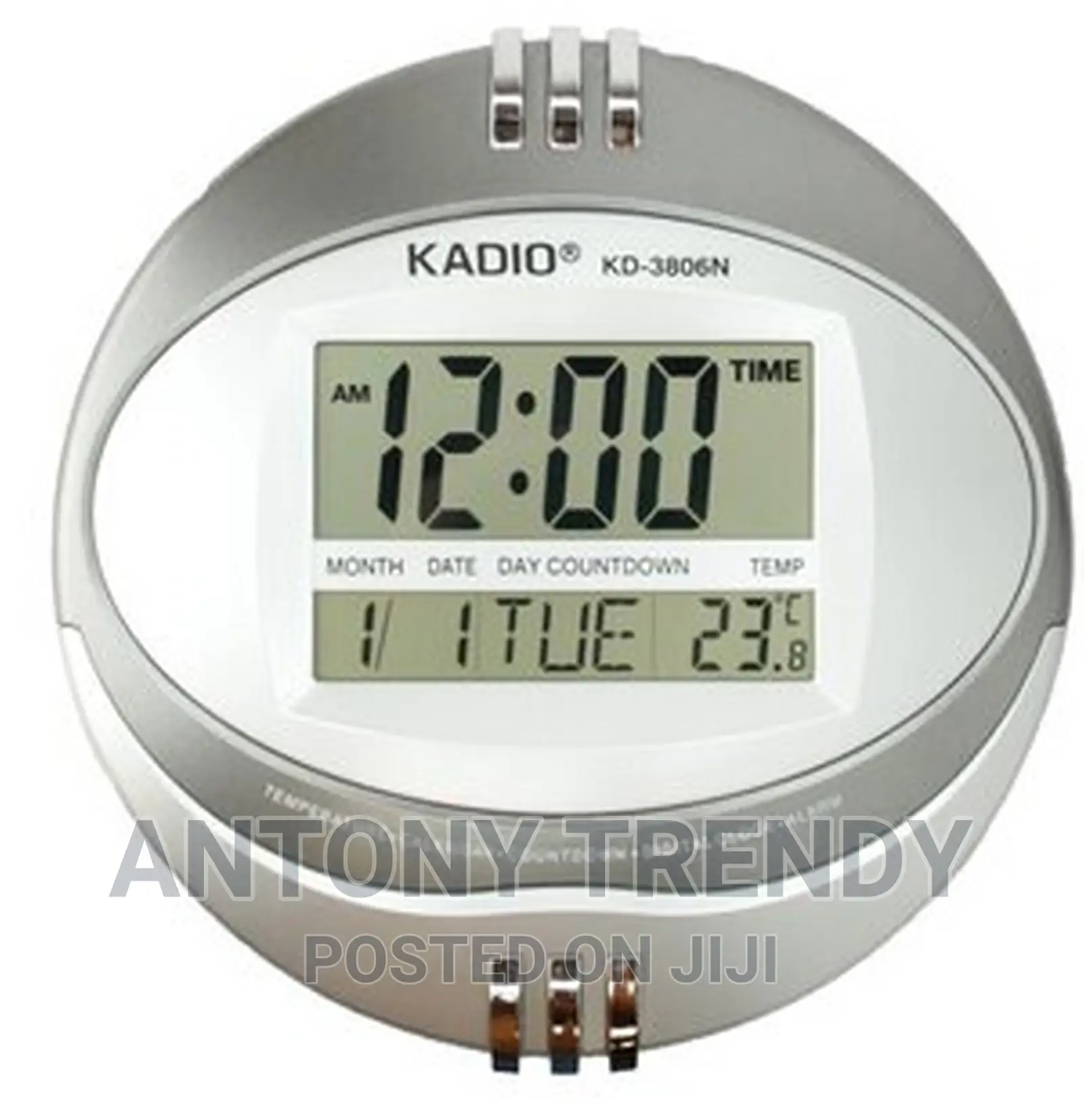 Big KADIO Wall/Table LCD Clock
