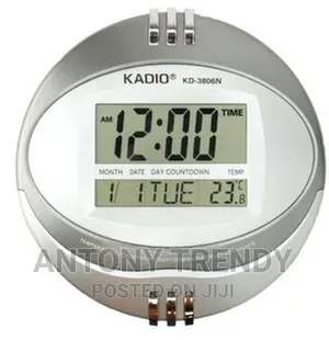 Big KADIO Wall/Table LCD Clock