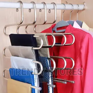 10pcs Heavy Stainless Steel Trouser Organizer