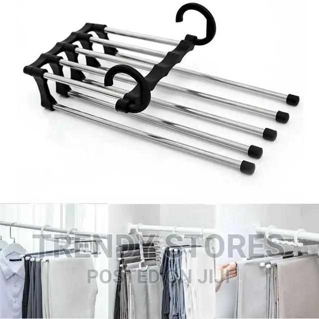 5 in 1 Multi-Functional Stainless Clothes Hangers,
