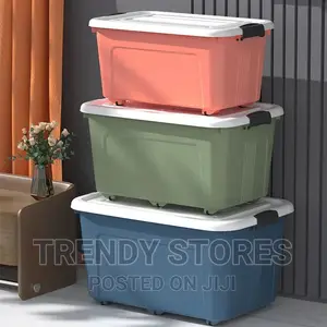110L Storage Containers With Pulleys