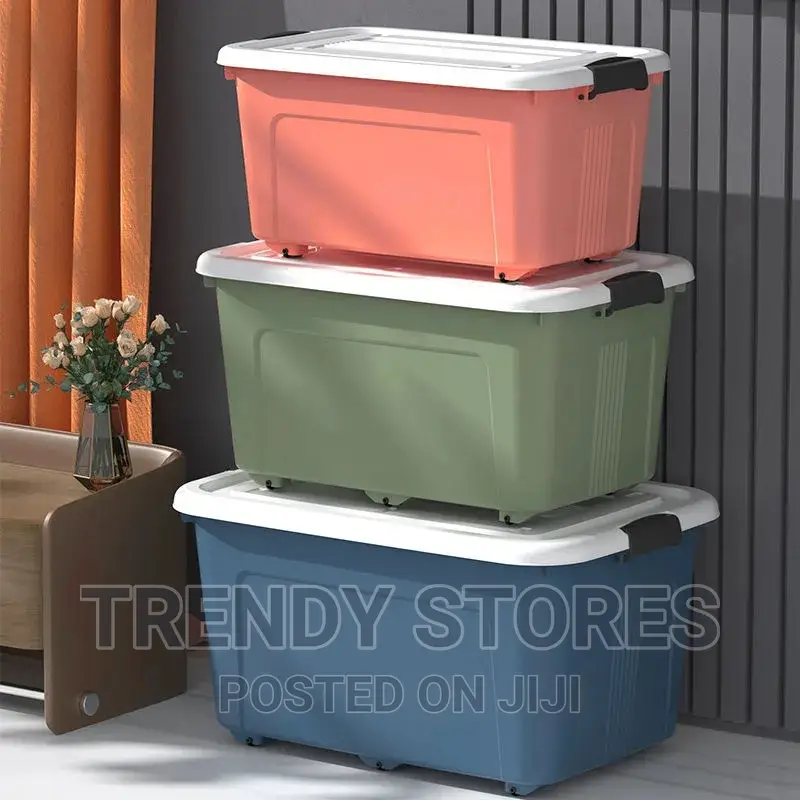 110L Storage Containers With Pulleys