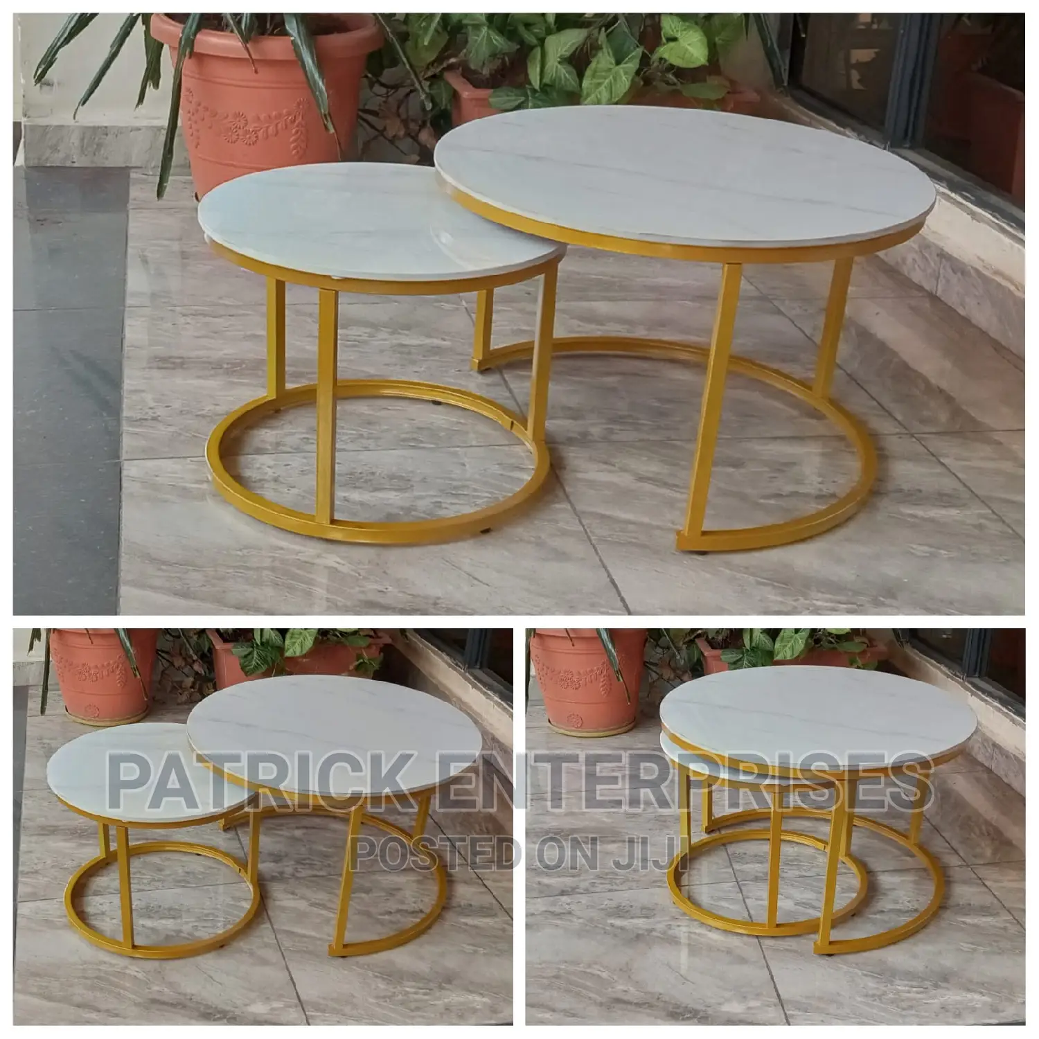 Imported Morden Marble Nesting Coffee Table