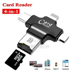 Multifunction 4-in-1 Muti-Card Reader for iPhone/Android Sd