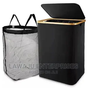 100L Foldable Laundry Basket With Lid
