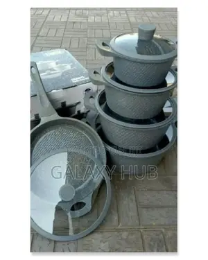 11 PCS Silicon Bosch Grey Cooking Pans