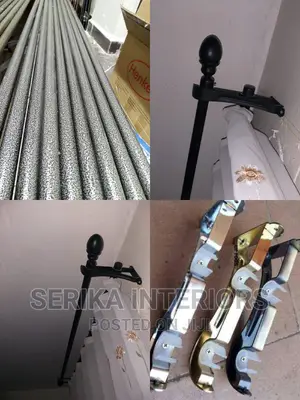 Double Jua Kali Curtain Rods Curtain Rods Curtain Rods
