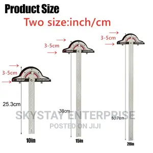 T Type Protractor Ruler 25/50cm