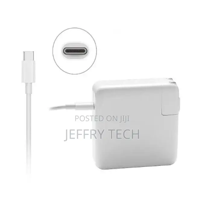 Macbook Pro Charger - White (Type C Cable)