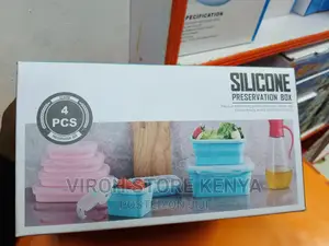 Silicone 4 PCS Lunch Box Foldable Preservation Box