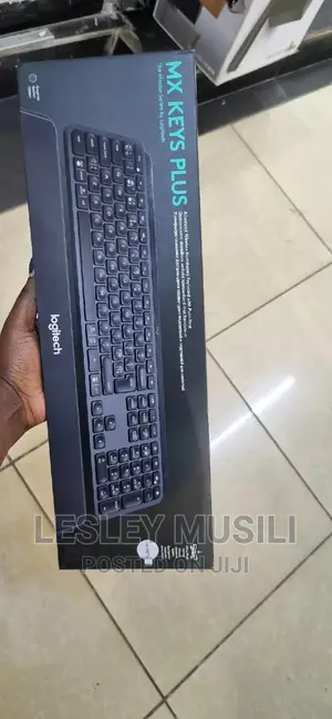 Logitech MX Keys Plus Advanced Wireless Keyboard (Black)