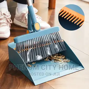 Broom and Dustban Set