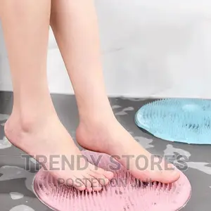 Bathroom Silicone Suction Lazy Foot Bath Mat