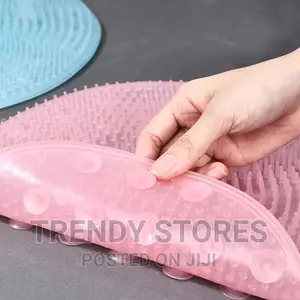 Bathroom Silicone Suction Lazy Foot Bath Mat