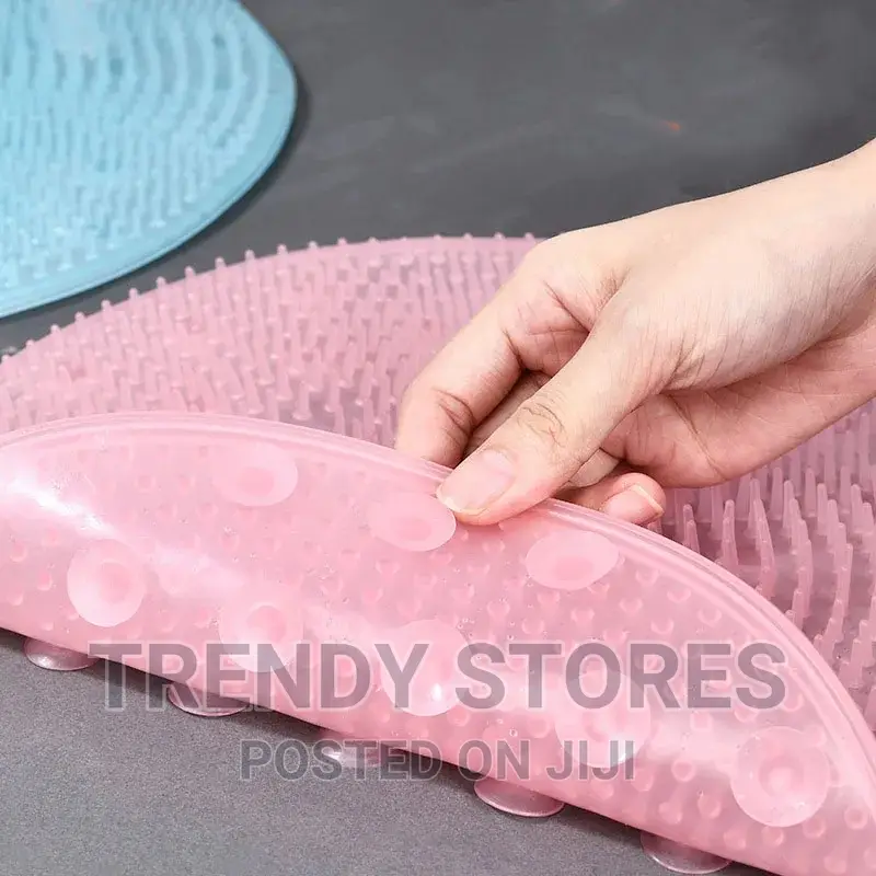 Bathroom Silicone Suction Lazy Foot Bath Mat