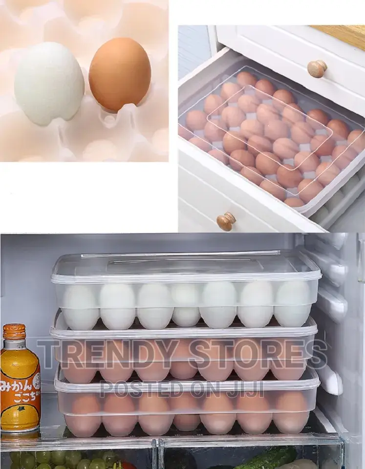34 Grid Egg Tray Fridge Storage