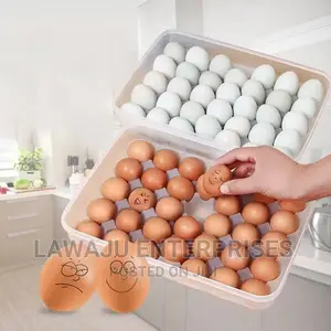 34 Compartment Egg Preservation Tray With Lid