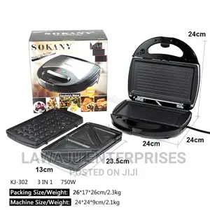 3in1 Sandwich Maker SK-302