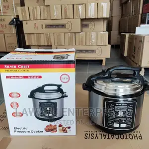 *6 Litre Silver Crest Electric Pressure Cooker*