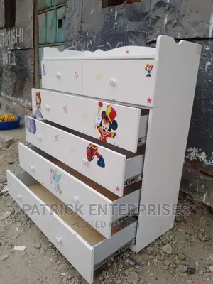 MDF Baby Chest of Drawers 4 by 4 Fitts
