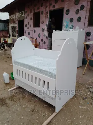 MDF Baby Cot 4 by 2 Fitts