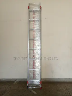 Aluminum 2 Section Ladder 2*8steps/16ft in Rope Pulley