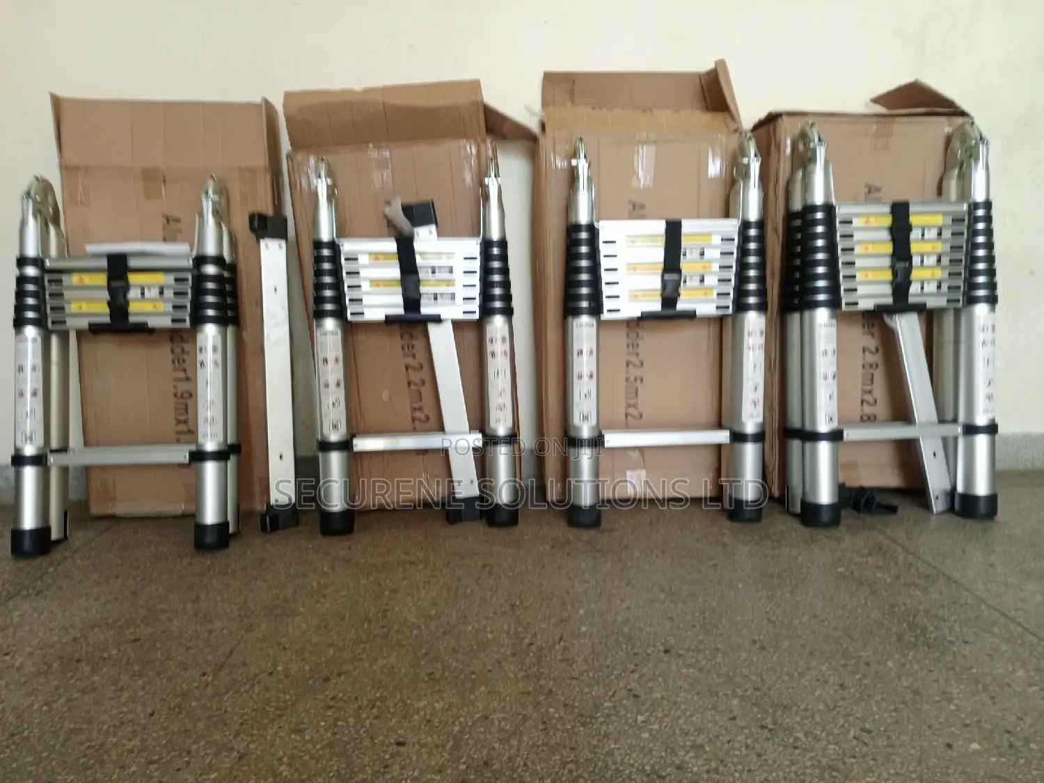 Aluminum Double Telescopic Ladders on Offer
